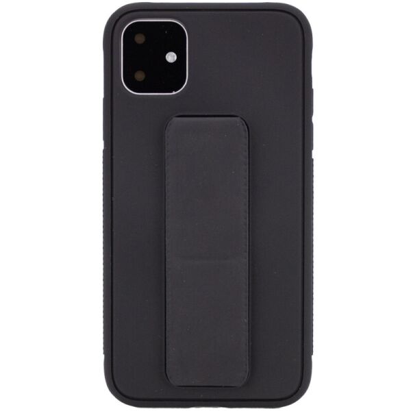 

Силиконовый чехол Hand holder для Apple iPhone 11 (6.1";) (Black) (1091108)