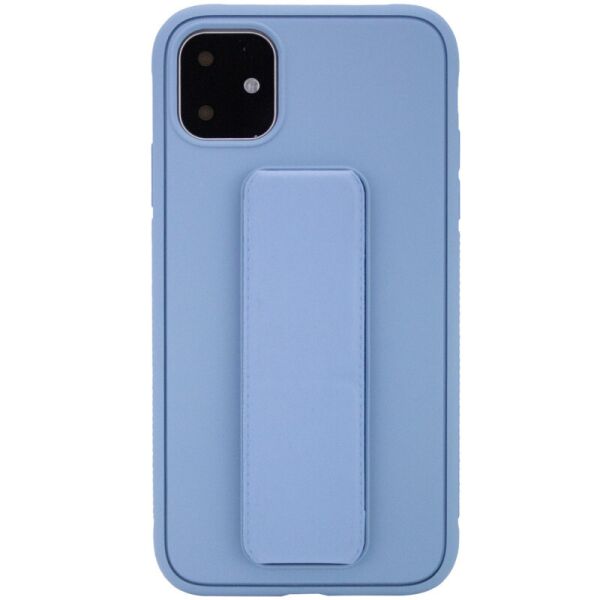 

Силиконовый чехол Hand holder для Apple iPhone 11 (6.1";) (Light blue) (1091110)