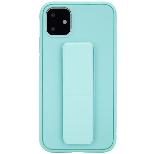 

Силиконовый чехол Hand holder для Apple iPhone 11 (6.1";) (Mint green) (1091111)