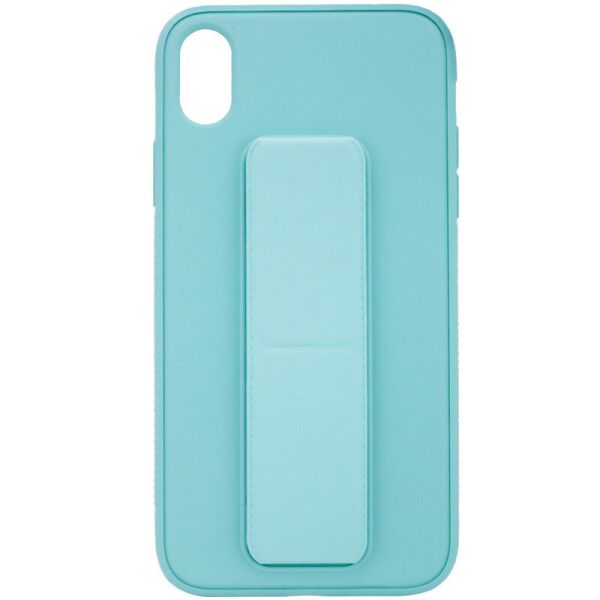 

Силиконовый чехол Hand holder для iPhone X (5.8";) (Mint green) (1091146)
