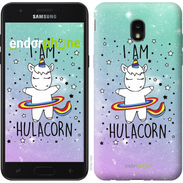 

Чехол на Samsung Galaxy J7 2018 I'm hulacorn 3976u-1502, Силикон