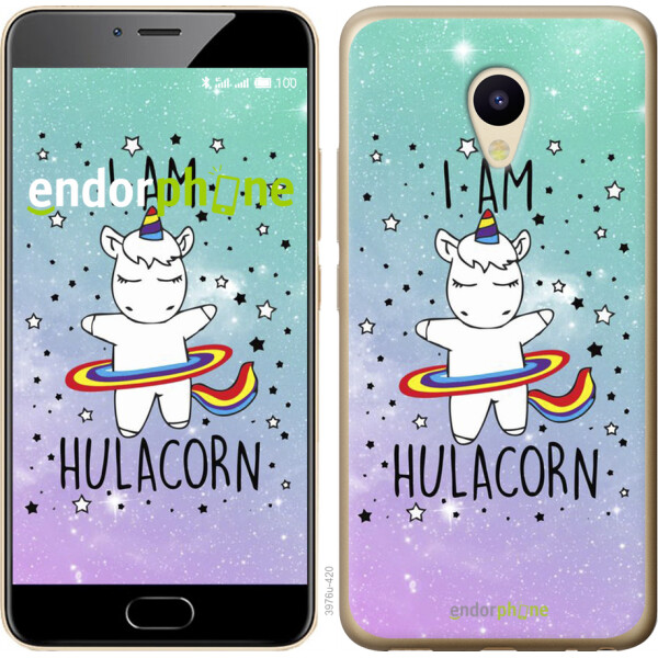 

Чехол на Meizu M5 I'm hulacorn 3976u-420, Силикон
