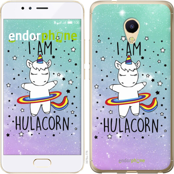 

Чехол на Meizu M5s I'm hulacorn 3976t-776, 2D пластик