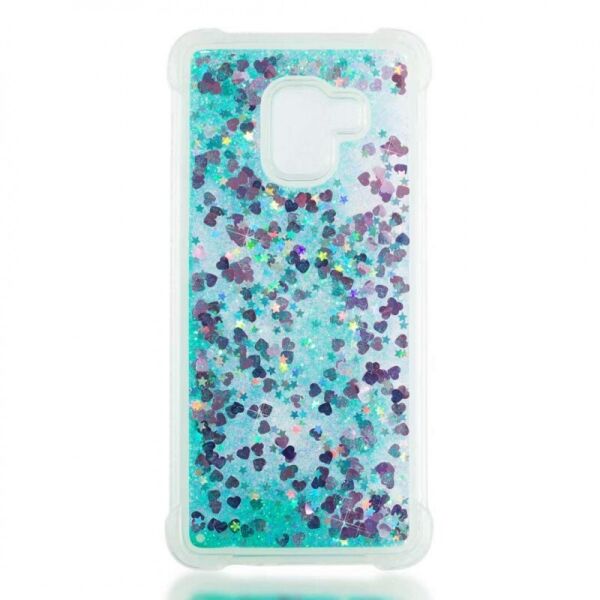 

TPU чехол Liquid hearts для Samsung Galaxy S9+ (Бирюзовый) (665002)