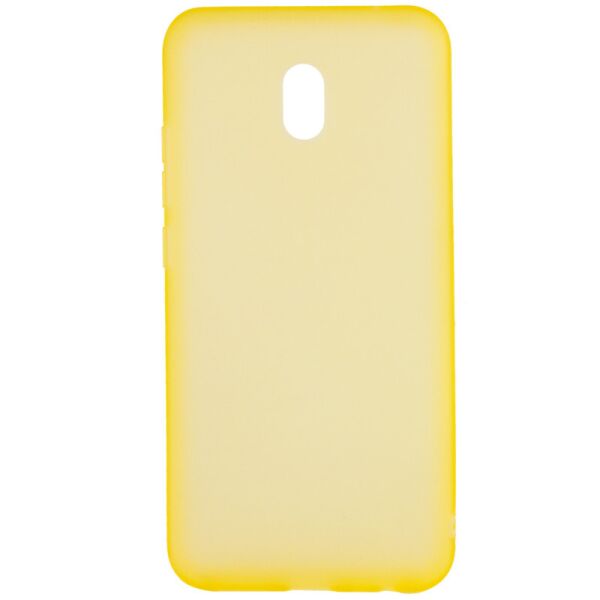 

Силиконовый матовый полупрозрачный чехол для Xiaomi Redmi 8 (Желтый / Yellow) (789743)