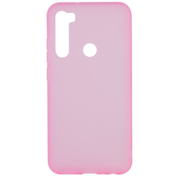

Силиконовый матовый полупрозрачный чехол для Xiaomi Redmi Note 8 (Розовый / Pink) (789765)