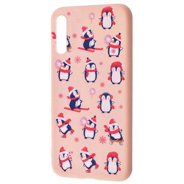 

TPU чехол WAVE Fancy для Samsung Galaxy A50s (Penguins / Pink sand) (100051935)