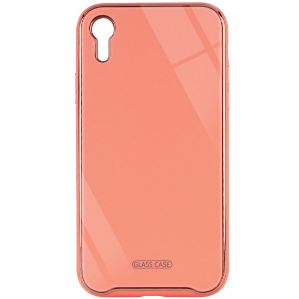 

TPU+Glass чехол Venezia для Apple iPhone XR (6.1";) (Розовый / Flamingo) (927356)