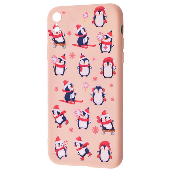 

TPU чехол WAVE Fancy для Apple iPhone XR (6.1";) (Penguins / Pink sand) (1087537)