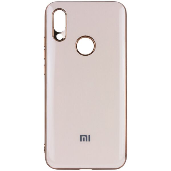 

TPU чехол GLOSSY LOGO для Xiaomi Redmi Note 7 (Розовый / Rose Gold) (713710)