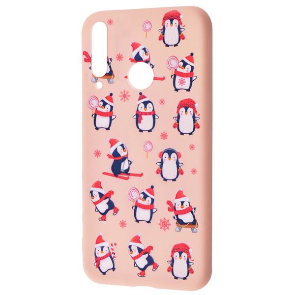

TPU чехол WAVE Fancy для Huawei Y7p (Penguins / Pink sand) (100051962)