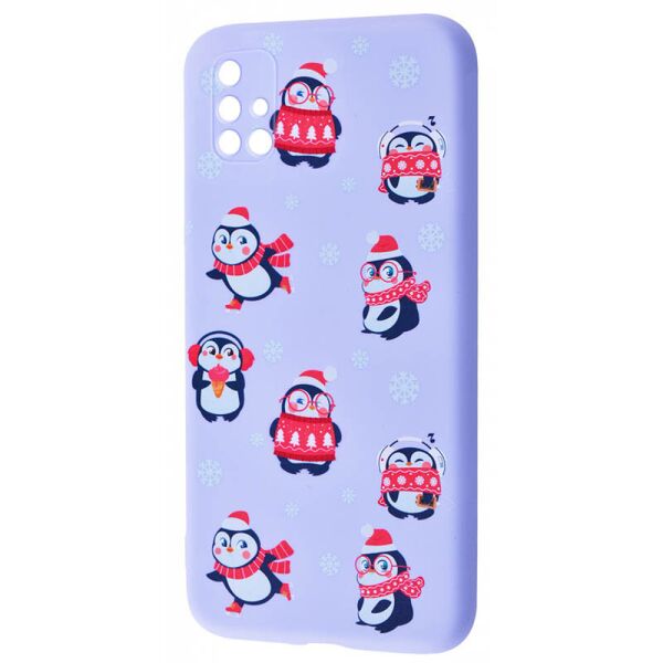 

TPU чехол WAVE Fancy для Samsung Galaxy M31s (Penguins / Light purple) (1087751)