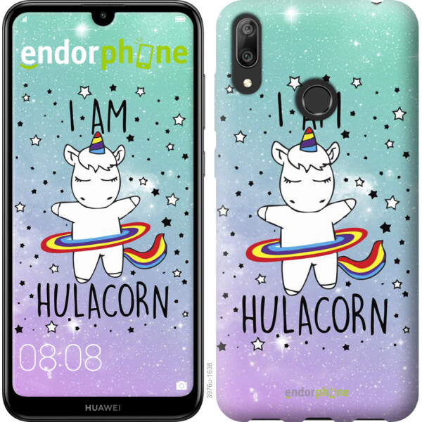 

Чехол на Huawei Y7 2019 I'm hulacorn 3976u-1638, Силикон