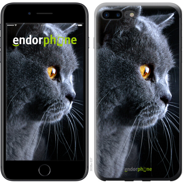 

Чехол на iPhone 7 Plus Красивый кот 3038t-337, 2D пластик