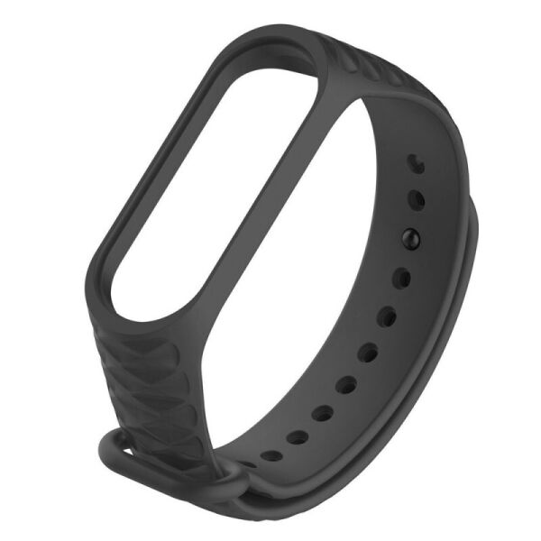 

Ремешок Rhomb для Xiaomi Mi Band 3/4 (Серый/Dark Gray) (1087842)