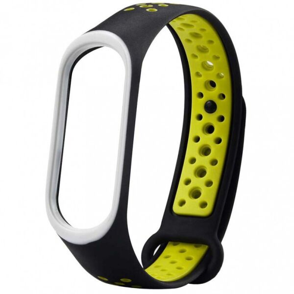 

Ремешок Sport для Xiaomi Mi Band 3/4 (Черный / Желтый) (1101734)