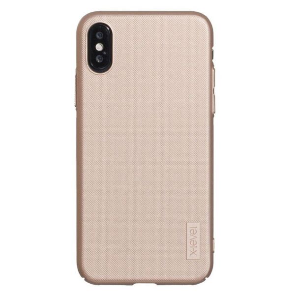 

Пластиковая накладка X-Level Warrior Hero для iPhone XS (5.8";) (Золотой) (100004732)