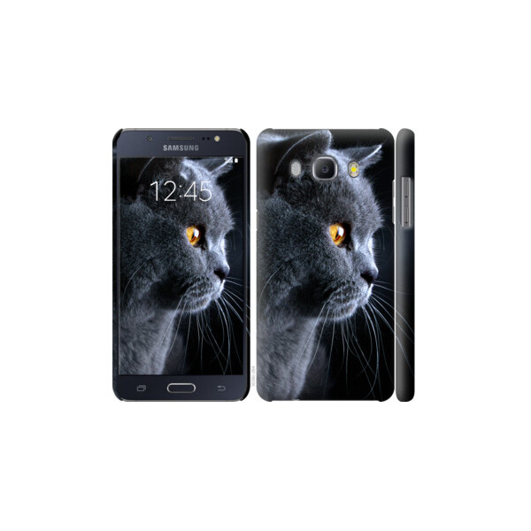 

Чехол на Samsung Galaxy J5 (2016) J510H Красивый кот 3038c-264, Пластик глянцевый