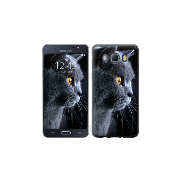 

Чехол на Samsung Galaxy J5 (2016) J510H Красивый кот 3038m-264, Пластик матовый