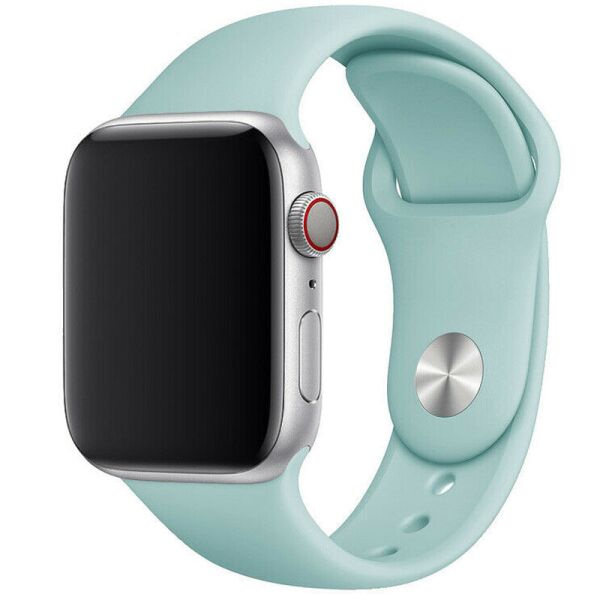 

Силиконовый ремешок для Apple watch 42mm/44mm (Бирюзовый/Beryl) (1081279)