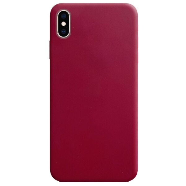 

Силиконовый чехол Candy для iPhone X (5.8";) (Бордовый) (1086719)
