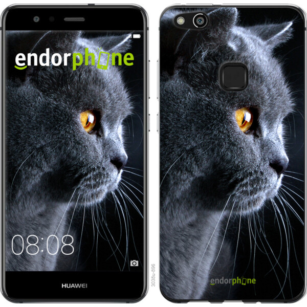 

Чехол на Huawei P10 Lite Красивый кот 3038u-896, Силикон