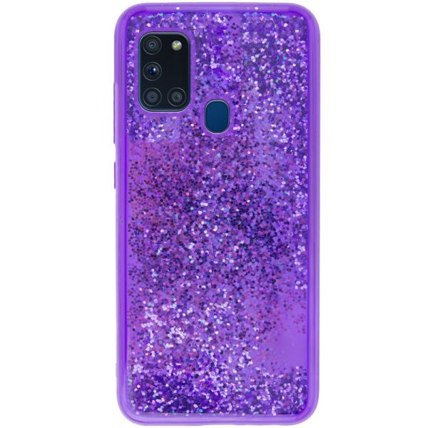 

TPU+PC чехол Sparkle (glitter) для Samsung Galaxy A21s (Фиолетовый) (911144)