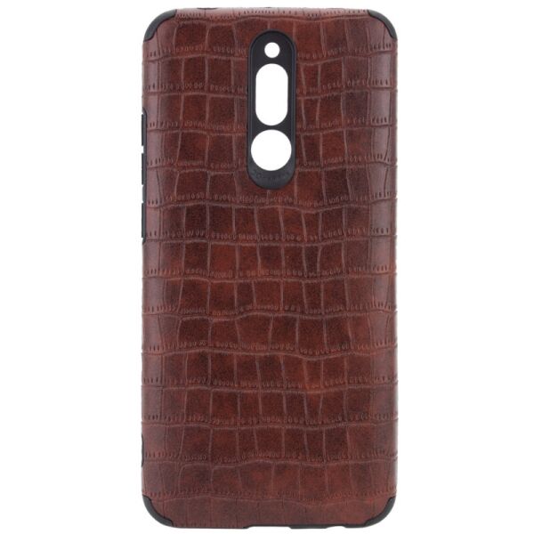 

Кожаная накладка Epic Vivi Crocodile series для Xiaomi Redmi 8 (Темно-коричневый) (872564)