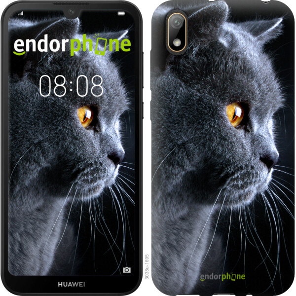 

Чехол на Huawei Y5 2019 Красивый кот 3038u-1695, Силикон