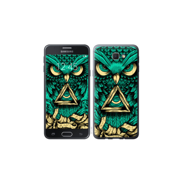 

Чехол на Samsung Galaxy J5 Prime Сова Арт-тату 3971u-465, Силикон