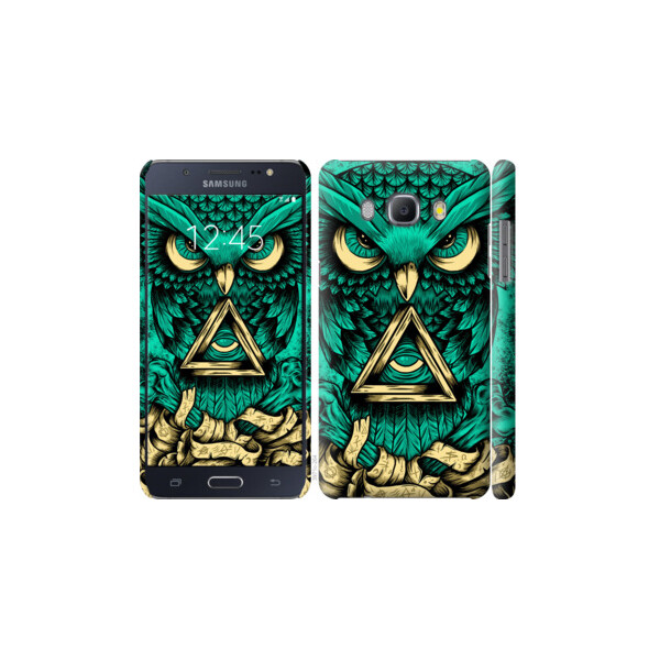 

Чехол на Samsung Galaxy J5 (2016) J510H Сова Арт-тату 3971c-264, Пластик глянцевый