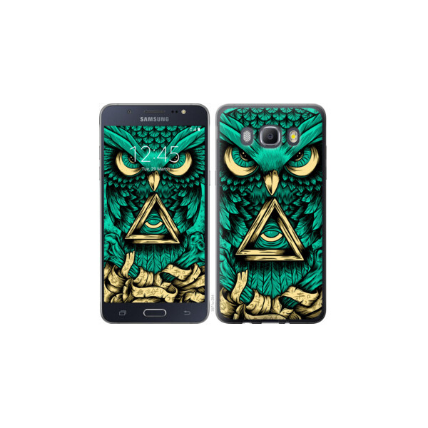 

Чехол на Samsung Galaxy J5 (2016) J510H Сова Арт-тату 3971m-264, Пластик матовый