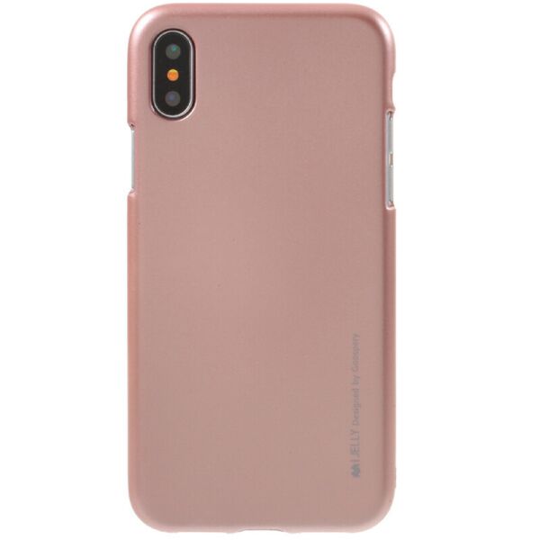 

TPU чехол Mercury iJelly Metal series для iPhone XS (5.8";) (Rose Gold) (100008585)