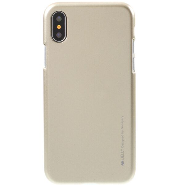 

TPU чехол Mercury iJelly Metal series для iPhone XS (5.8";) (Золотой) (100008586)