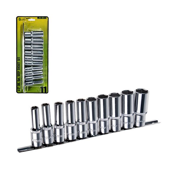 

Набор торц головок 1/2"DR 10 - 24 мм. 12 предм.блистер Alloid