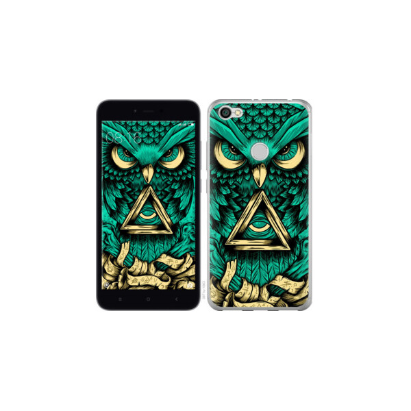 

Чехол на Xiaomi Redmi Note 5A Prime Сова Арт-тату 3971u-1063, Силикон