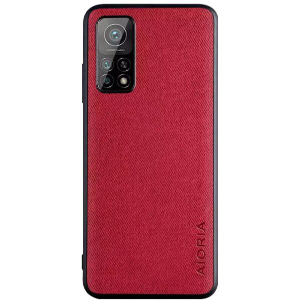 

Чехол AIORIA Textile PC+TPU для Xiaomi Mi 10T / Mi 10T Pro (Красный) (1093535)
