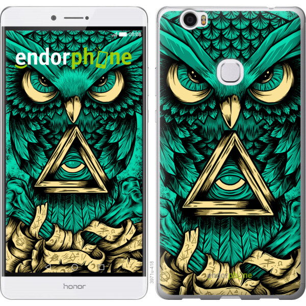 

Чехол на Huawei Honor Note 8 Сова Арт-тату 3971u-418