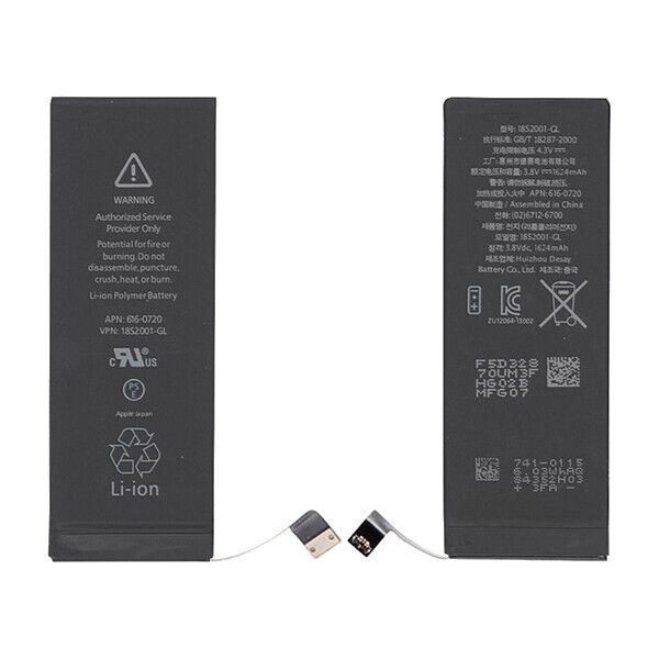 

Батарея iPhone SE (1800mAh) 100% (усиленная)