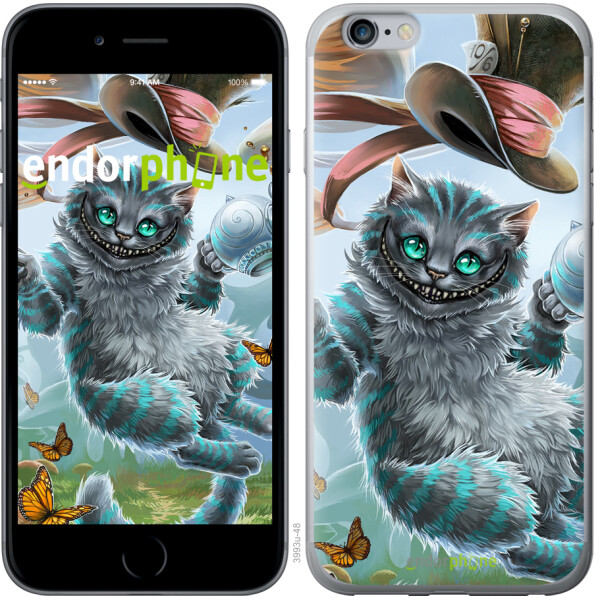 

Чехол на iPhone 6 Plus Чеширский кот 2 3993t-48, 2D пластик