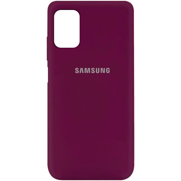 

Чехол Silicone Cover My Color Full Protective (A) для Samsung Galaxy M51 (Бордовый / Marsala) (1081799)