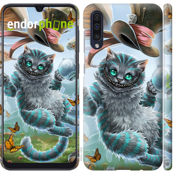 

Чехол на Samsung Galaxy A50 2019 A505F Чеширский кот 2 3993m-1668, Пластик матовый