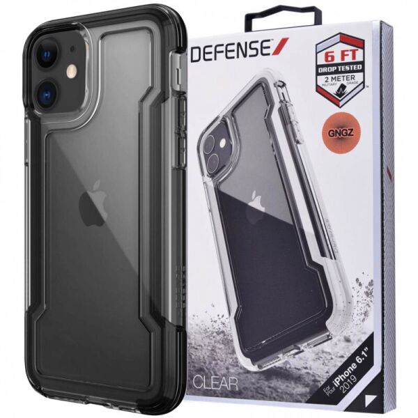

Чехол Defense Clear Series (TPU+PC) для Apple iPhone 11 (6.1";) (Черный) (789268)