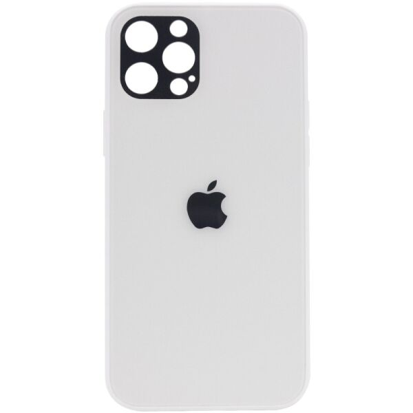 

TPU+Glass чехол GLOSSY Logo Full camera для Apple iPhone 12 (6.1") (Белый) (1093875)