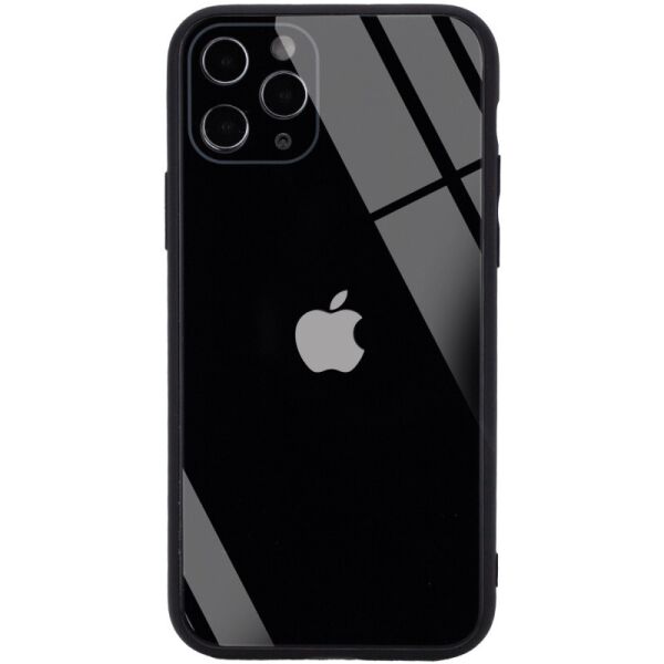

TPU+Glass чехол GLOSSY Logo Full camera (opp) для Apple iPhone 11 Pro Max (6.5") (Черный) (1096297)