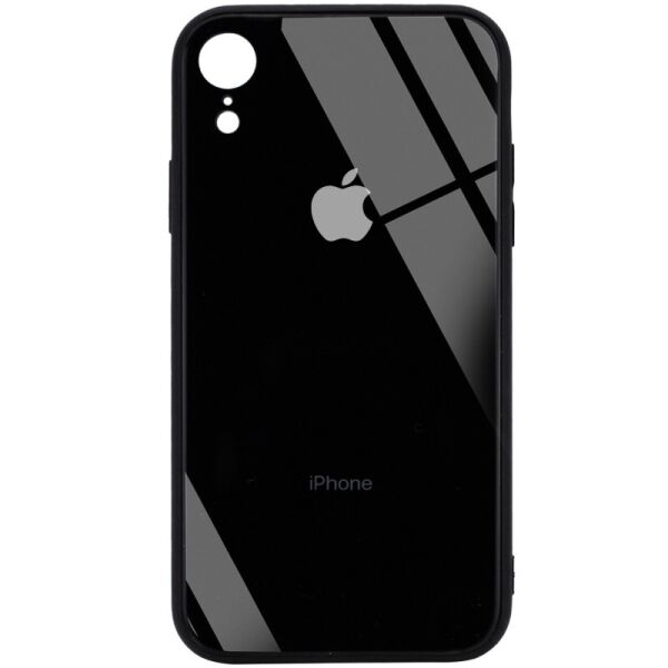 

TPU+Glass чехол GLOSSY Logo Full camera (opp) для Apple iPhone XR (6.1") (Черный) (1096319)