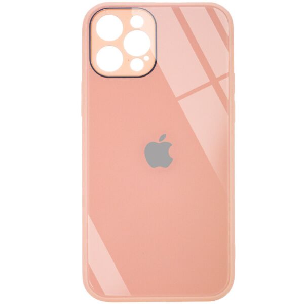 

TPU+Glass чехол GLOSSY Logo Full camera (opp) для Apple iPhone 12 Pro (6.1") (Персиковый) (1096326)