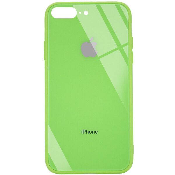 

TPU+Glass чехол GLOSSY Logo (opp) для iPhone 7 plus (5.5") (Салатовый) (1096382)