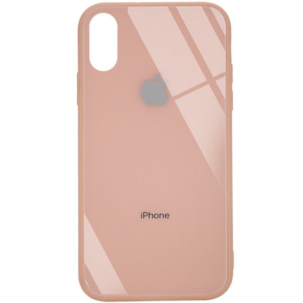 

TPU+Glass чехол GLOSSY Logo (opp) для iPhone XS (5.8") (Персиковый) (1096392)