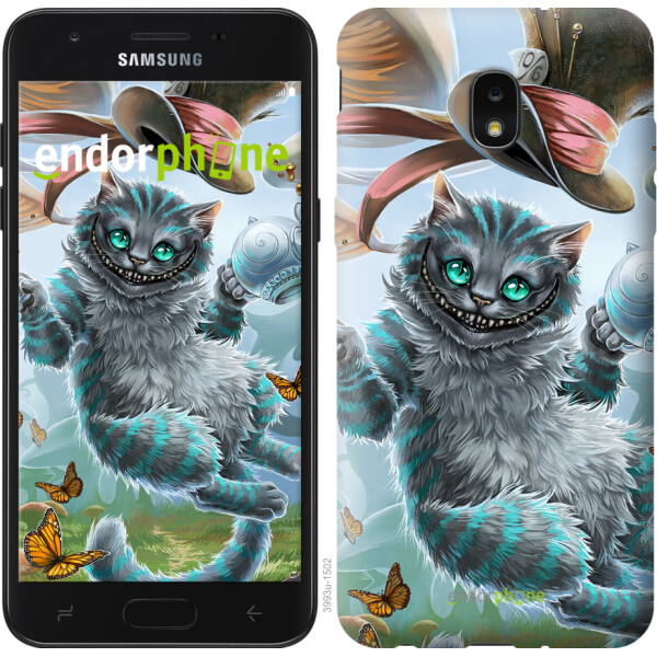 

Чехол на Samsung Galaxy J7 2018 Чеширский кот 2 3993u-1502, Силикон